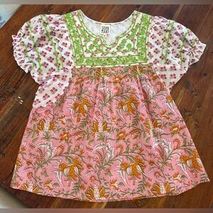 Sister Mary Embroidered Patsy Top sz XS. New with tags.